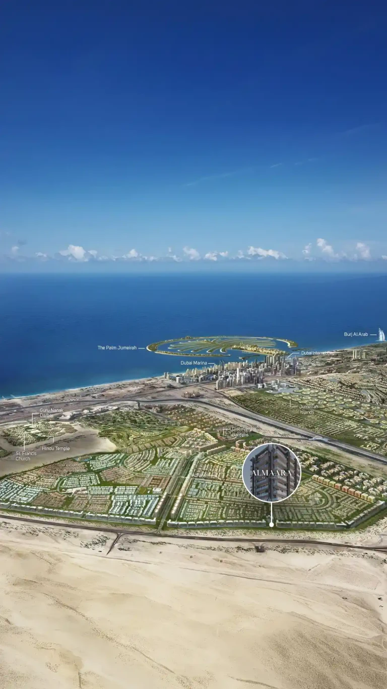 Map showing Hamara Home residential project locations in Dubai