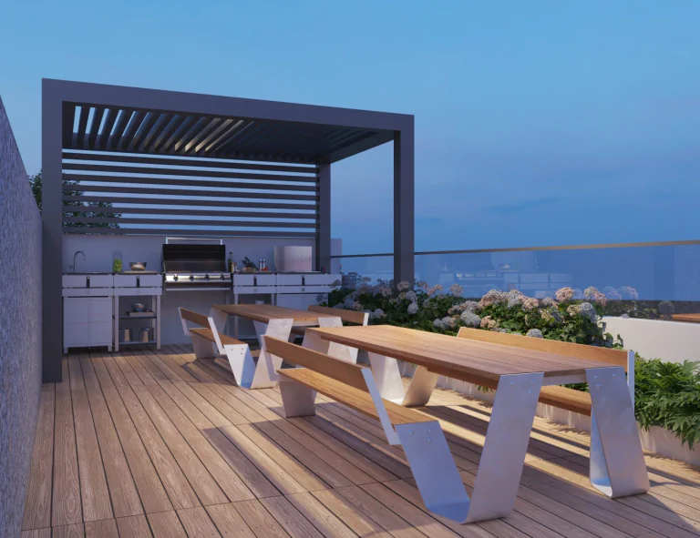 Modern interior design at Almaara Residences